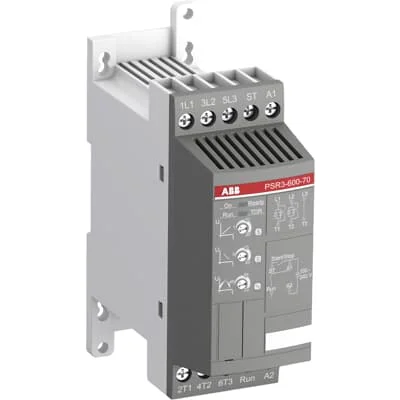 Arrancador suave 3.9A Tensión 208-600vac Control 100-240vac PSR3-600-70