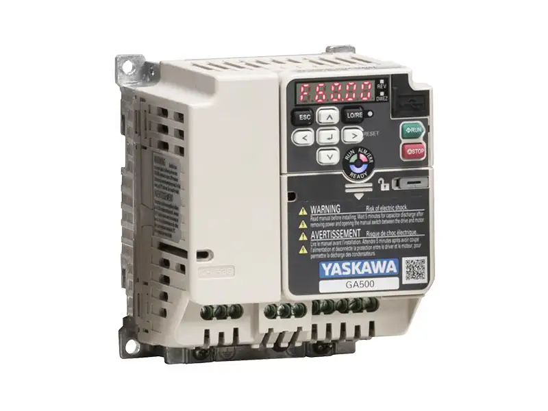 Variador de Frecuencia GA500 1HP(0.75Kw) ND 2.1A 110% HD 1.8A 150% 380-480VAC Trifásico IP20